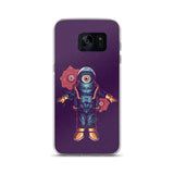 Astronaut and Alien Vector Illustration